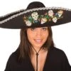 Hoed Sombrero Day Of The Dead -Halloween Decoratie Winkel 34640