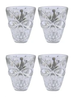 Halloween Decoratie Winkel 19 4 Shotglaasjes Doodskop