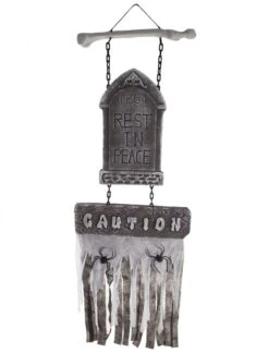 Deurdecoratie Caution