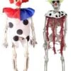 Skeleton Clown Set Van 2 Stuks -Halloween Decoratie Winkel 770010 set van 2 clowns
