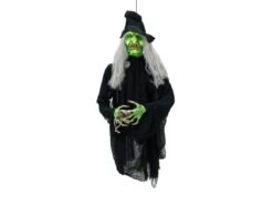 Halloween Flying Moving Witch With Sound And Light 140cm -Halloween Decoratie Winkel 8331465lb 1