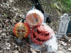 Halloween Skull Pumpkin 26cm -Halloween Decoratie Winkel 83316073d