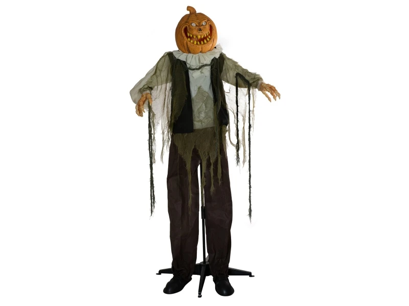 Halloween Figure Pumpkin Man, Animated, 170cm 3 Halloween Figure Pumpkin Man, Animated, 170cm