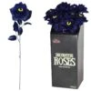 Blauwe Roos Met Kattenoog In Display -Halloween Decoratie Winkel blauwe roos met kattenoog in display 17222 nl g