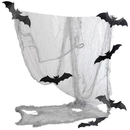 Doek Met 6 Vleermuizen (75x300cm) 3 Doek Met 6 Vleermuizen (75x300cm)