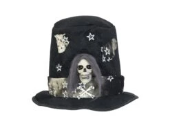 Halloween Costume Top-Hat With Skull